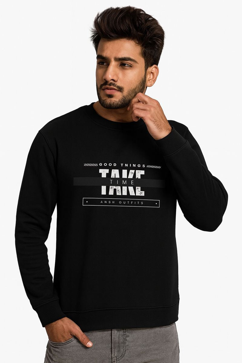 ANSH OUTFITS Unisex Sweatshirt | Good Things Take Time
