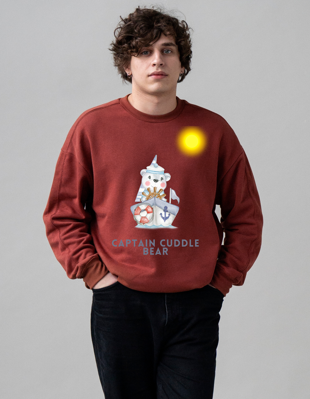 Unisex Sweatshirt Captain Bear