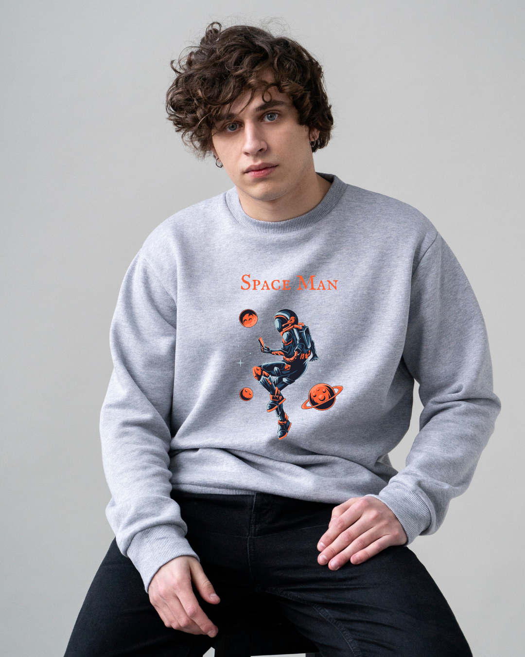 Unisex Sweatshirt Space Man